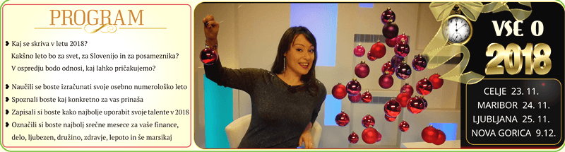 NuMeRoSKoP 13. – 19. 11. 2017: Četrti korak do spremembe: pričnite z nečim novim! 4