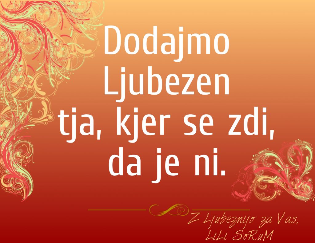NuMeRoSKoP 13. – 19. 11. 2017: Četrti korak do spremembe: pričnite z nečim novim! 2