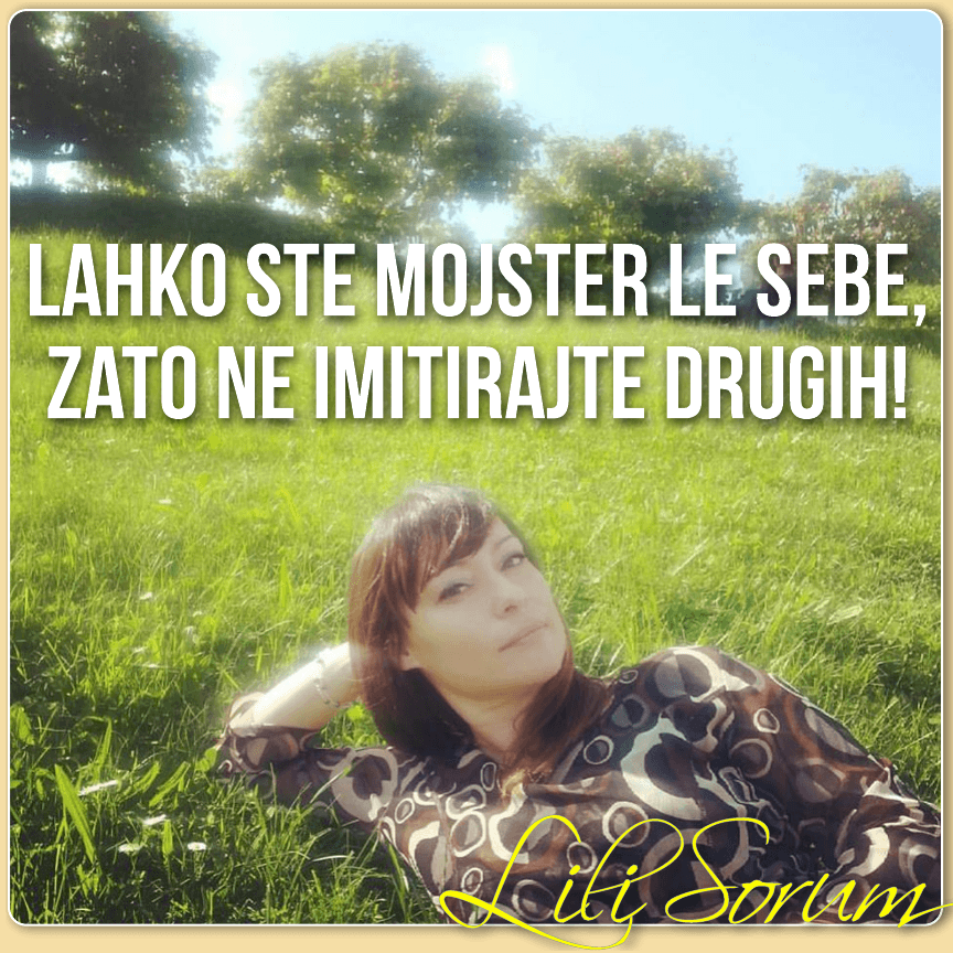 NuMeRoSKoP  27. 5. – 2. 6. 2019: Le sebe ste lahko Mojster, zato ne imitirajte drugih! 1