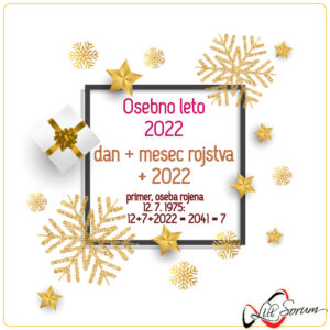 formula izračun Osebno leto 2