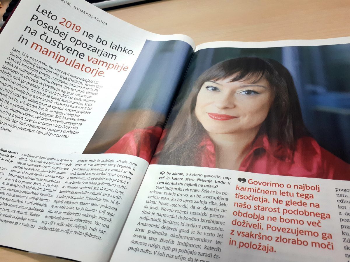 Lili Sorum Numerologija - Revija Ona 2018 Lili Sorum Numerologija - Revija Ona 2018