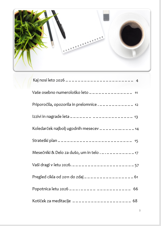 Vodnik lili sorum 2026 Osebni numerološki vodnik ~ Lili Sorum 2