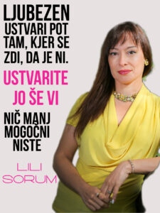 Lili Sorum, Citat ob vodilu Lili Sorum, Citat ob vodilu