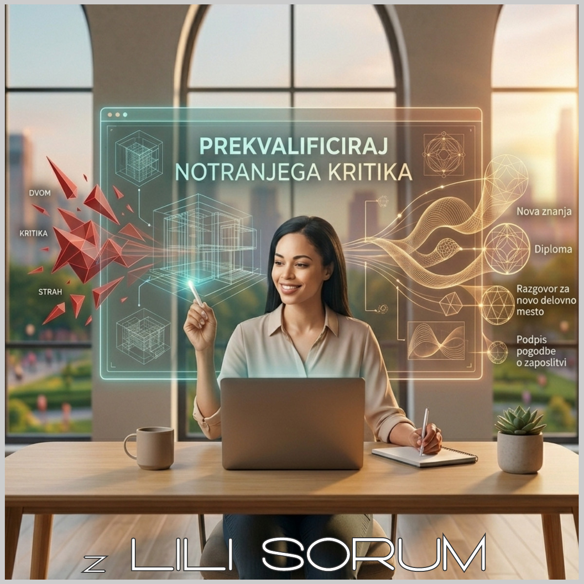 Prekvalificiraj notranjega kritika | Spletni seminar – Lili Sorum Prekvalificiraj notranjega kritika | Spletni seminar – Lili Sorum